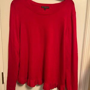 SWEATER SALE!!  ADRIANNA PAPELL Brilliant Red Sweater